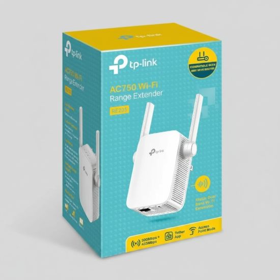 صورة TP-LINK RE205 AC750 WIFI Range Extender