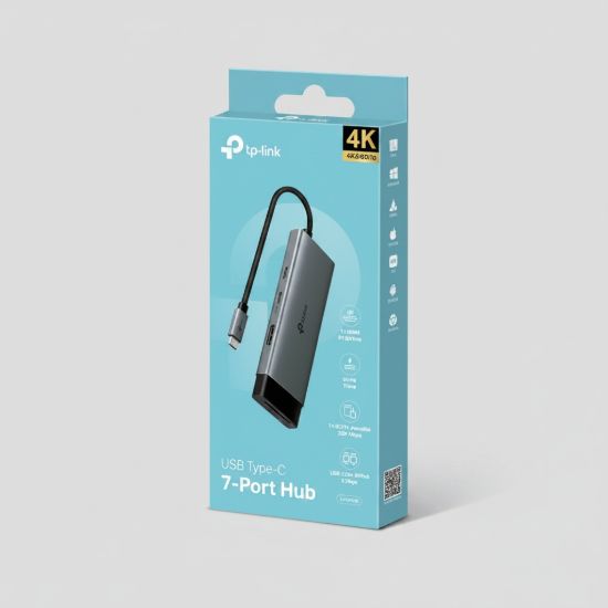 صورة TP-LINK USB TO TYPE-C 7 IN 1 WIFI USB Adapter