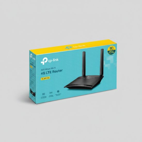 صورة TP-LINK MODEM MR100 WIFI 4G 150MBPS SIM2 Router