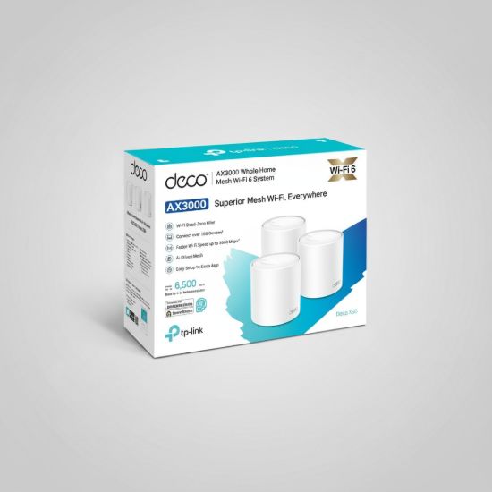 صورة TP-LINK 3x DECO AX3000 Whole Home Mesh Wi-Fi 6 System