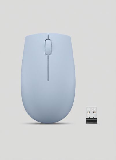 صورة Lenovo 300 Wireless Combact Mouse (Frost Blue)