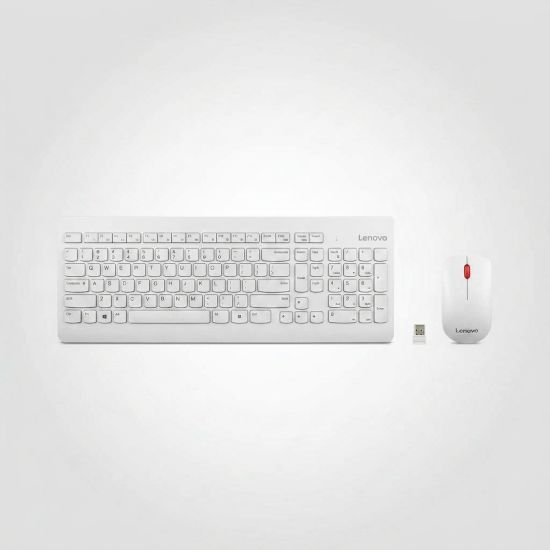 صورة Lenovo 510 Wireless Combo Keyboard & Mouse White